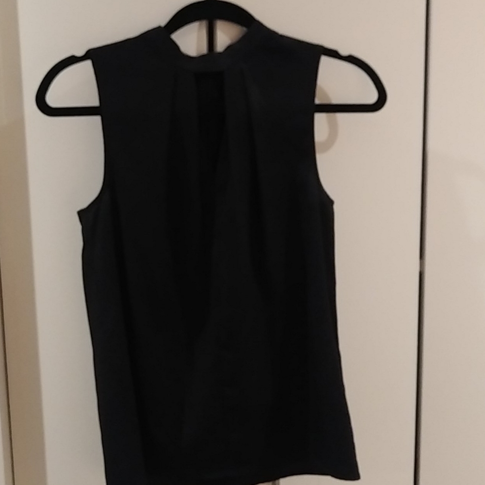 1 state black cut out halter top